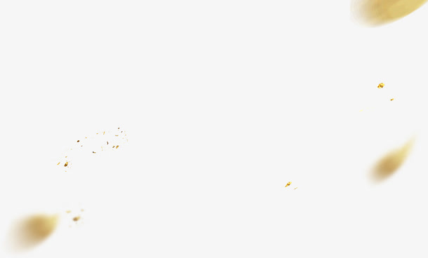 黄色花瓣漂浮秋天修饰免抠