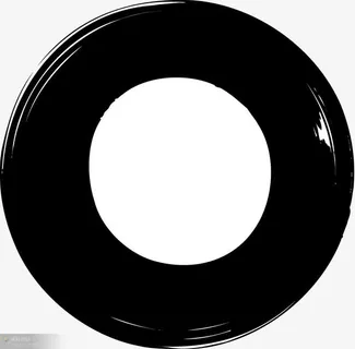 中国风墨圈免抠