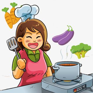 正在煲汤的人免抠