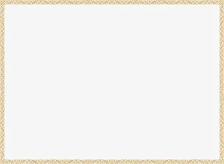 金色花纹长方形边框中秋免抠