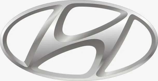 车标矢量图各种车标 北京现代logo免抠