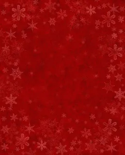 红色雪花背景