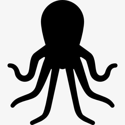 野生章鱼图标免抠