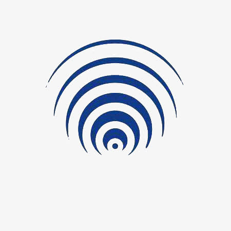 蓝色的光波免抠