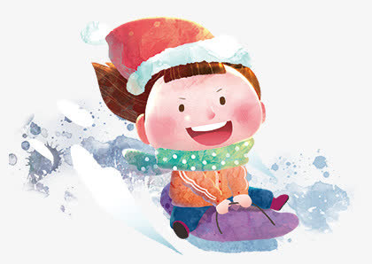 卡通雪人免抠