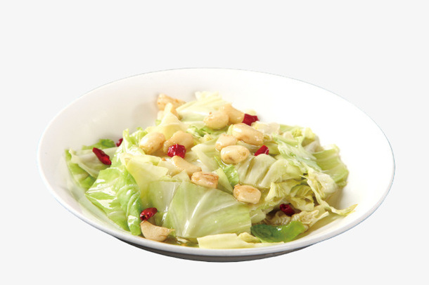 美味小炒包菜免抠