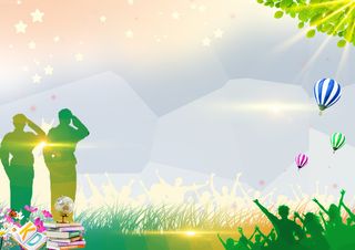 新生军训开营仪式海报背景素材高清