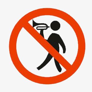 圆形噪音标志免抠