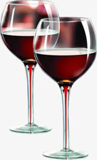 红酒高脚杯七夕情人节免抠