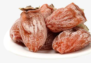 一碟吊山柿子免抠