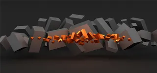 动感立体方块背景高清