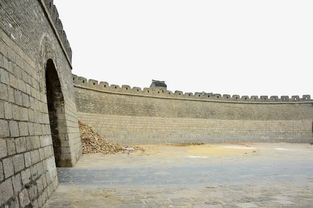 青色城墙免抠