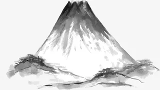 水墨中国风素材免抠