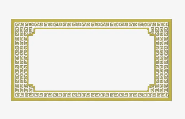 中式边框素材免抠