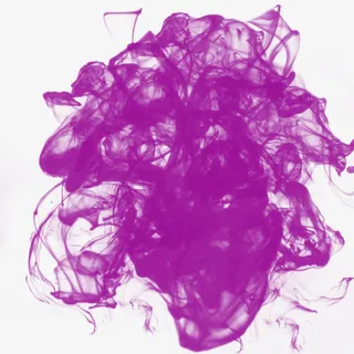 紫色浓烟流动紫烟免抠