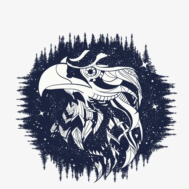 美丽星空免抠