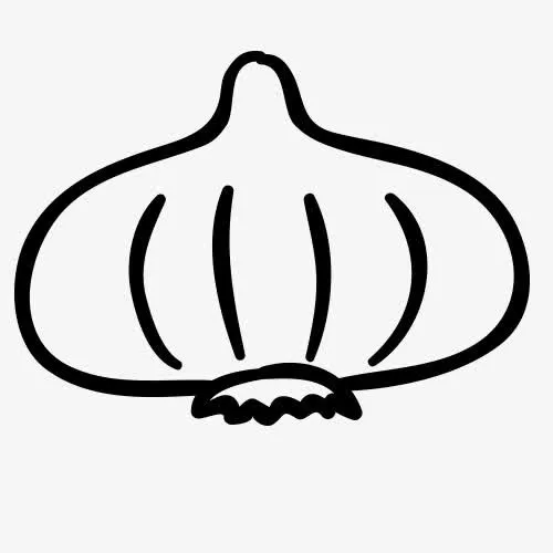 简笔画 厨房用品 果蔬 餐具免抠