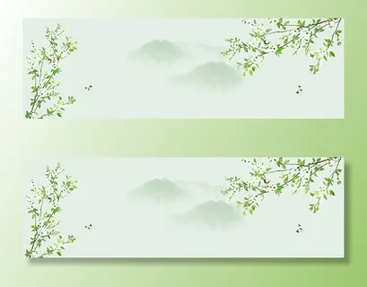 中国风春天banner背景图高清
