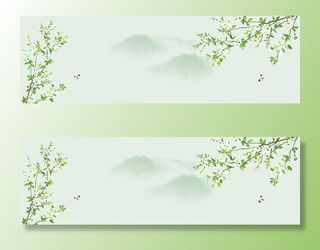 中国风春天banner背景图高清