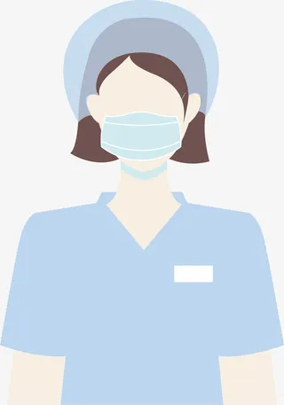 浅色护士免抠