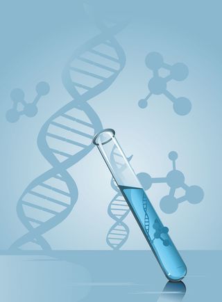 矢量化学细胞生物美容背景高清