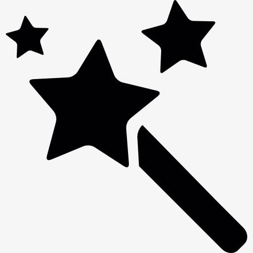 魔术贴星星图标免抠