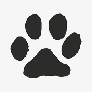 简洁猫脚印免抠图标元素