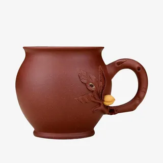 手工紫砂个人杯免抠