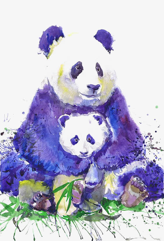 卡通大熊猫免抠