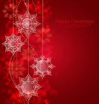 红色圣诞节庆祝贺卡背景高清