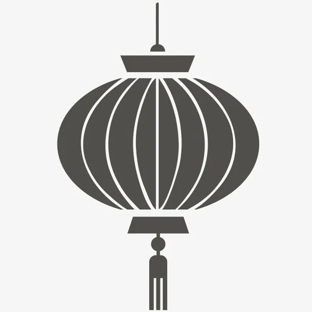手绘灯笼免抠