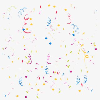 双十一装饰漂浮丝带元素免抠