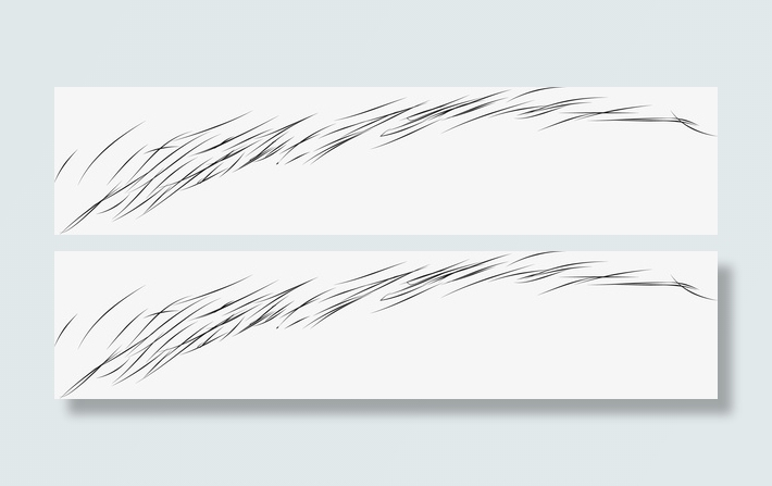 创意女性眉笔笔刷图免抠