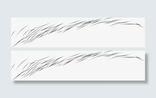 创意女性眉笔笔刷图免抠