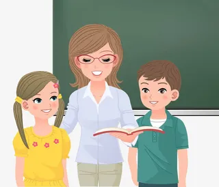 学生请教老师作业免抠