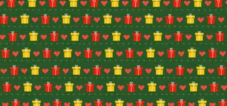 圣诞礼物纹理免抠