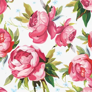 手绘高贵玫瑰花免抠