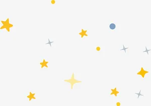 星星 彩色星空免抠