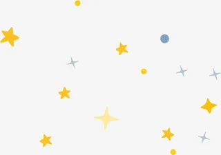 星星 彩色星空免抠