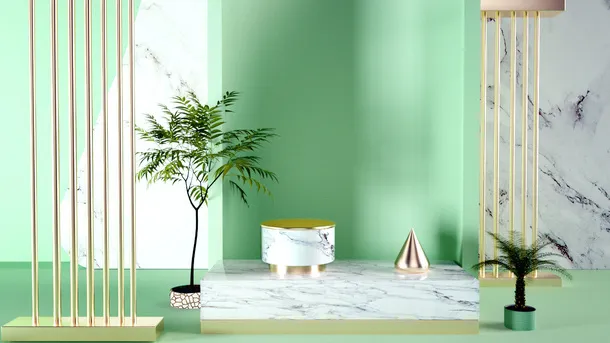 C4D国朝电商背景免抠