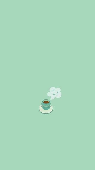 青蓝色茶杯简约背景高清