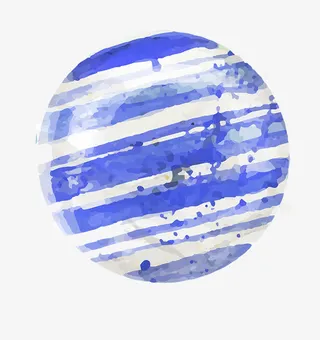 紫色圣诞节小球免抠