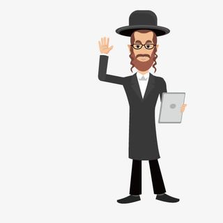 拿苹果笔记本招手的人免抠