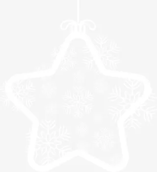 雪花星星挂件免抠