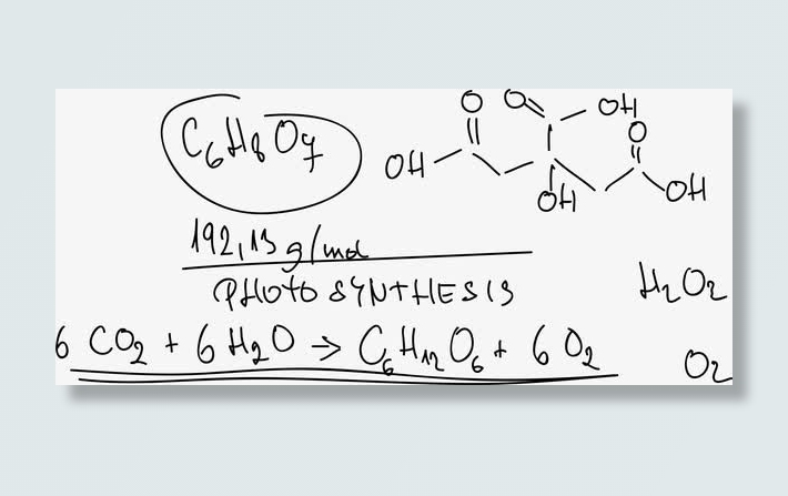手绘化学方程式免抠