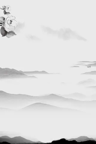 中式山水素雅画面高清