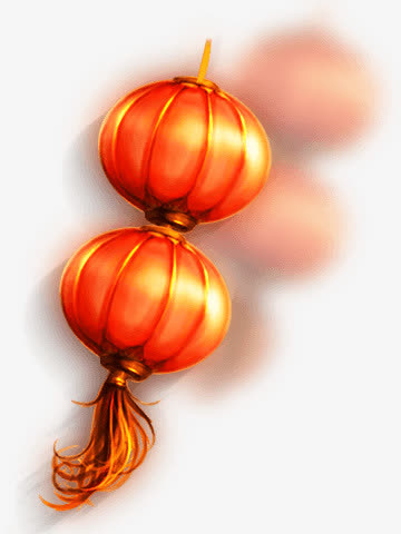 中国 灯笼 透明 PNG喜庆 节日免抠