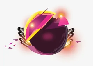 炫酷球体元素免抠