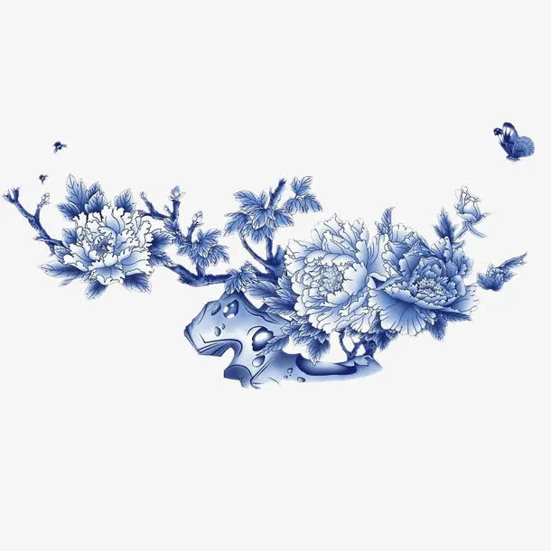 青花瓷免抠