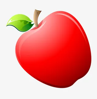 红色苹果免抠